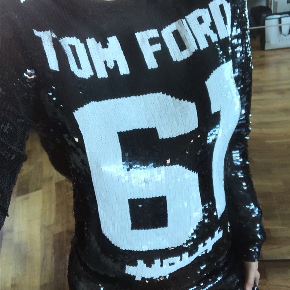 **SOLD** Tom Ford BRAND NEW WITH TAGS sequin dress - Picture 3 of 5