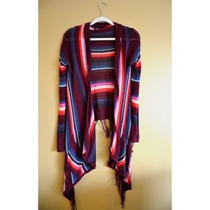 Billabong Striped Cardigan Sweater