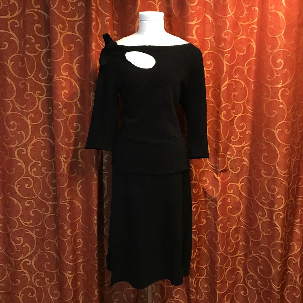 Cut out dinner date 2piece dress