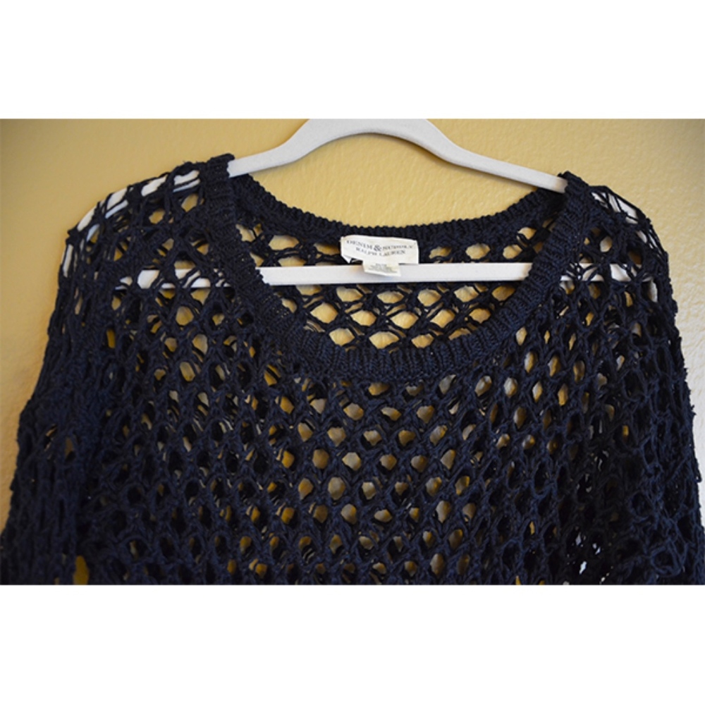 Denim and Supply Crochet Long Sleeve Top - Picture 2 of 3