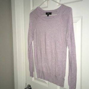Light purple crew neck sweater