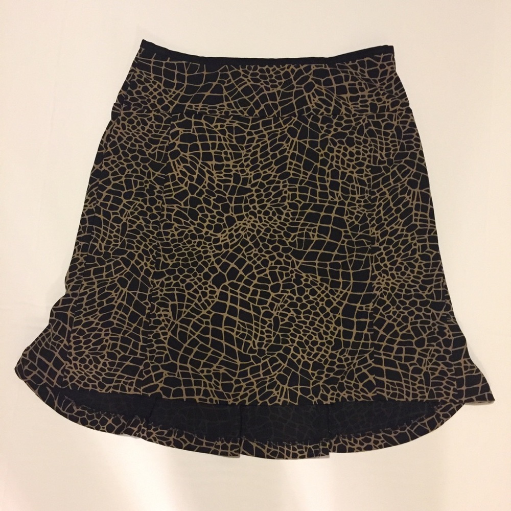 Animal Print Skirt- Context Petite M