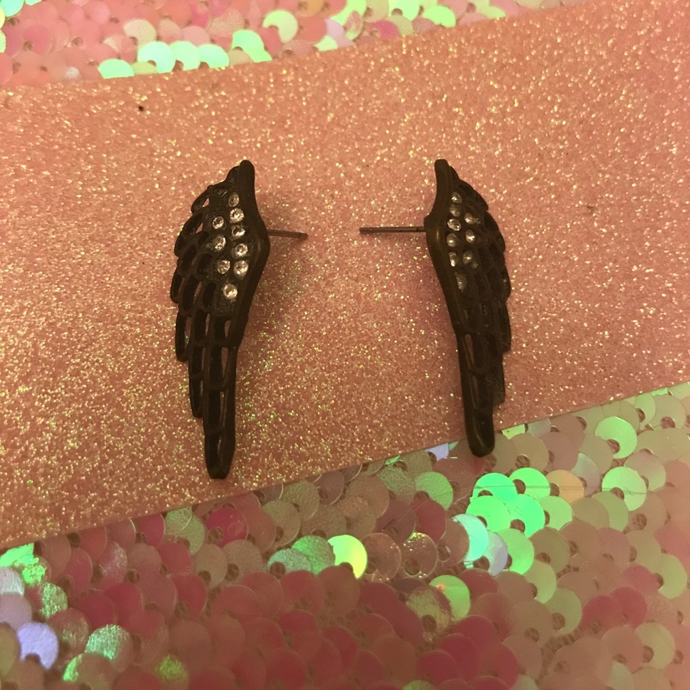 Vintage Angel Wing Earrings