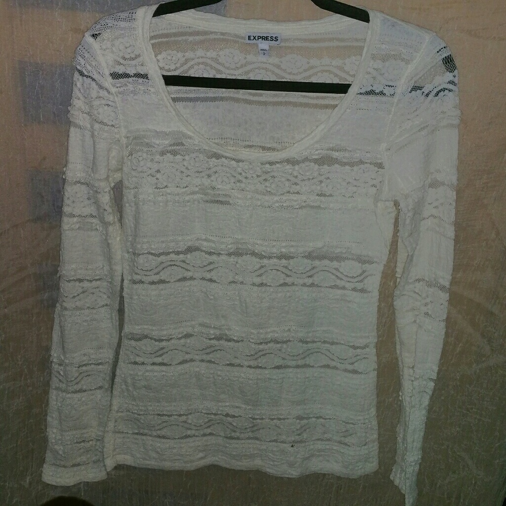 Express Lace Top - Sz S