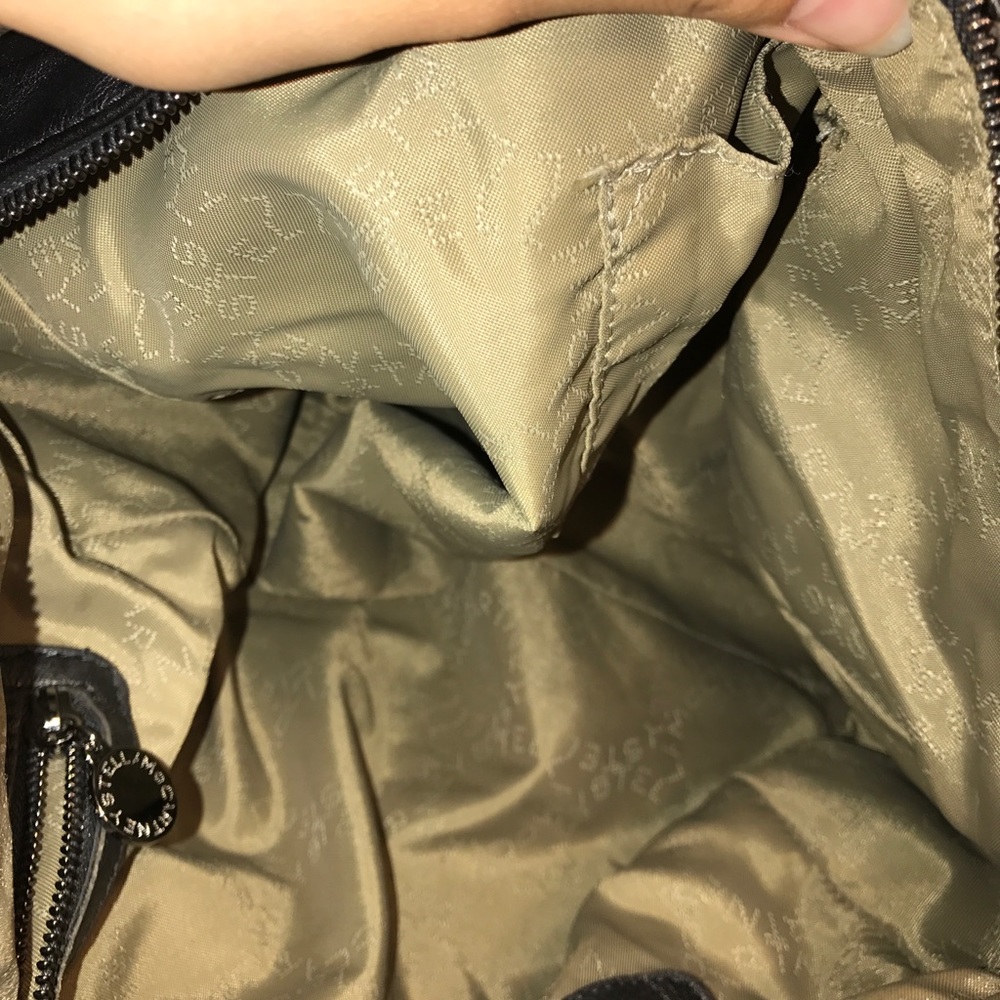 Stella Mc Cartney sac "falabella" en tweed doré - Picture 5 of 7