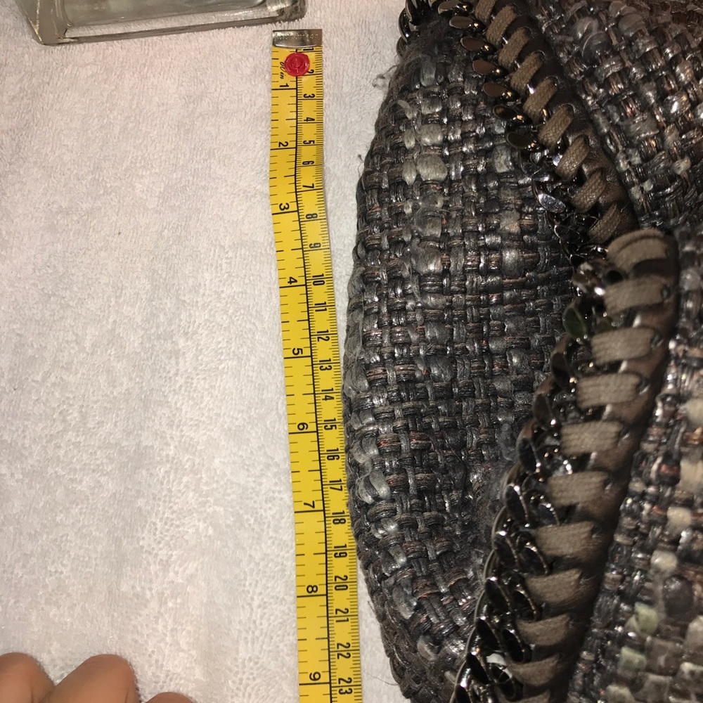 Stella Mc Cartney sac "falabella" en tweed doré - Picture 7 of 7