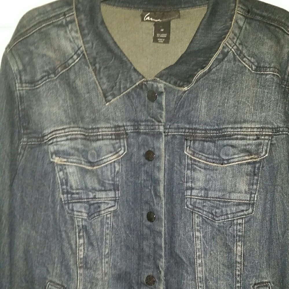 Woman's Plus-Size Blue Jean Jacket by Lane Bryant