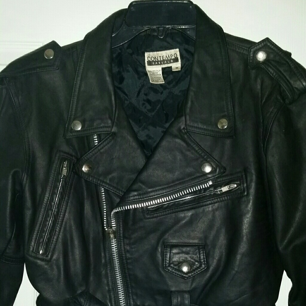 Contempo Bolero Style Ladies Motorcycle Leather