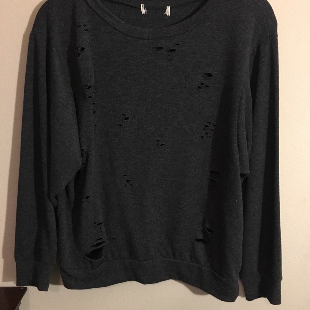 Ripped Black Shirt from GS Love(Medium)!