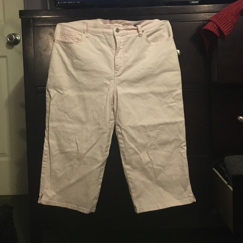 Gloria Vanderbilt | Baby pink gem pants