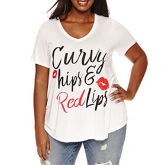 Boutique + White Graphic Tee Plus Size 2X - Picture 4 of 4