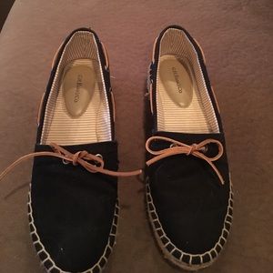 Bass 6.5 black espadrilles
