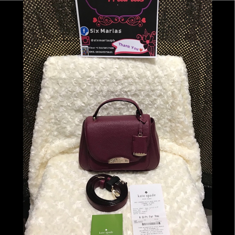 NEW Kate Spade Small Alexya Satchel X-Body Bag