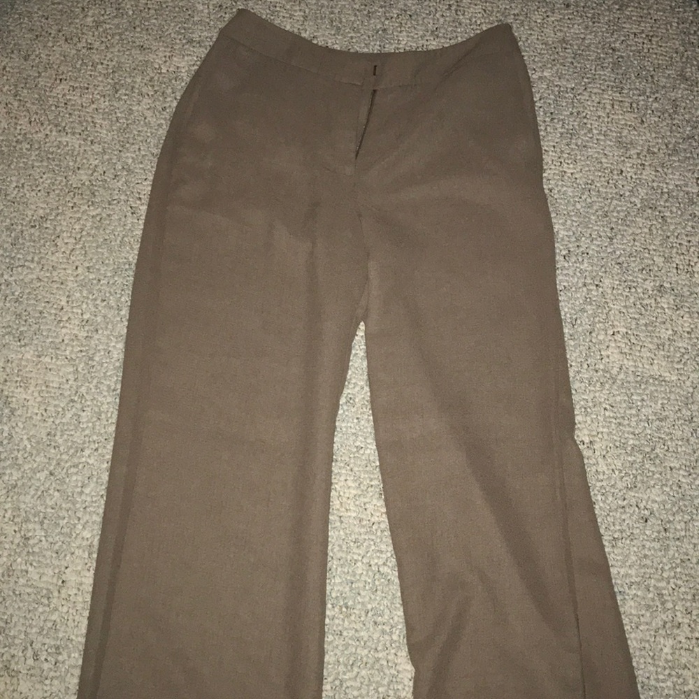Brown dress pants.