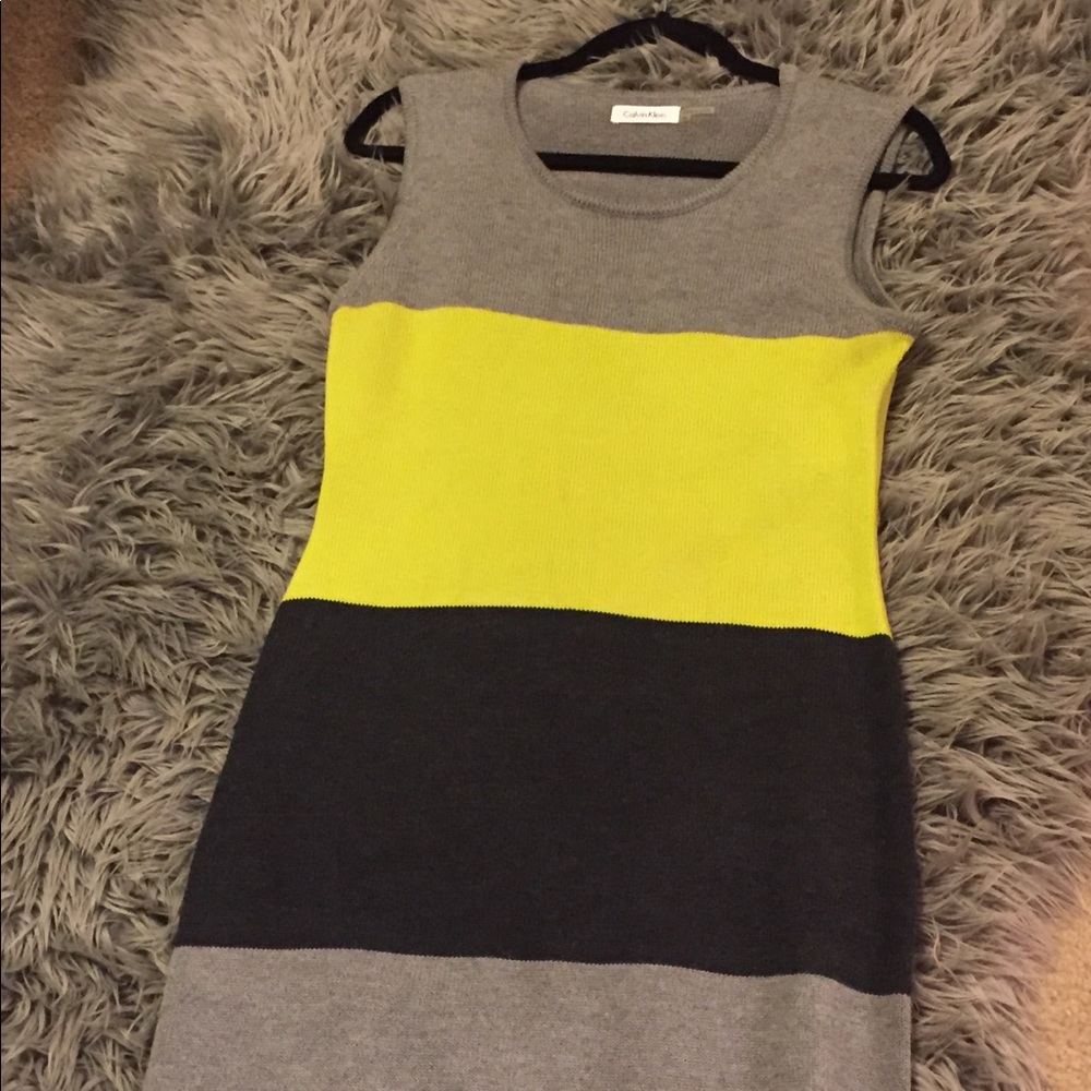 Calvin Klein multi colored dress barely worn!