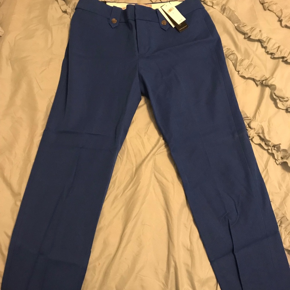 NWT Banana Republic Martin Fit blue dress pants
