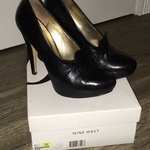 NINE WEST Showstopper leather pump