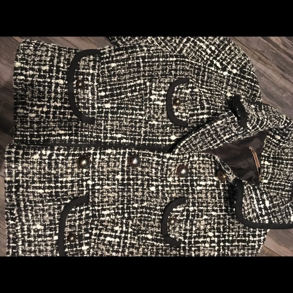 Express Chanel like 3/4 sleeve blazer sz 6 - Picture 5 of 7