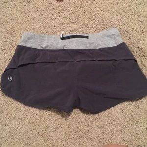 Lululemon speed shorts