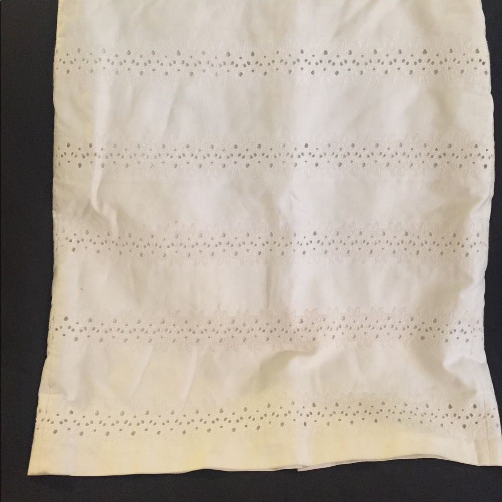 White cotton skirt