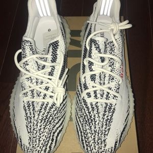 Zebra yeezys