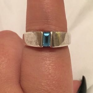 James Avery Blue Topaz Ring