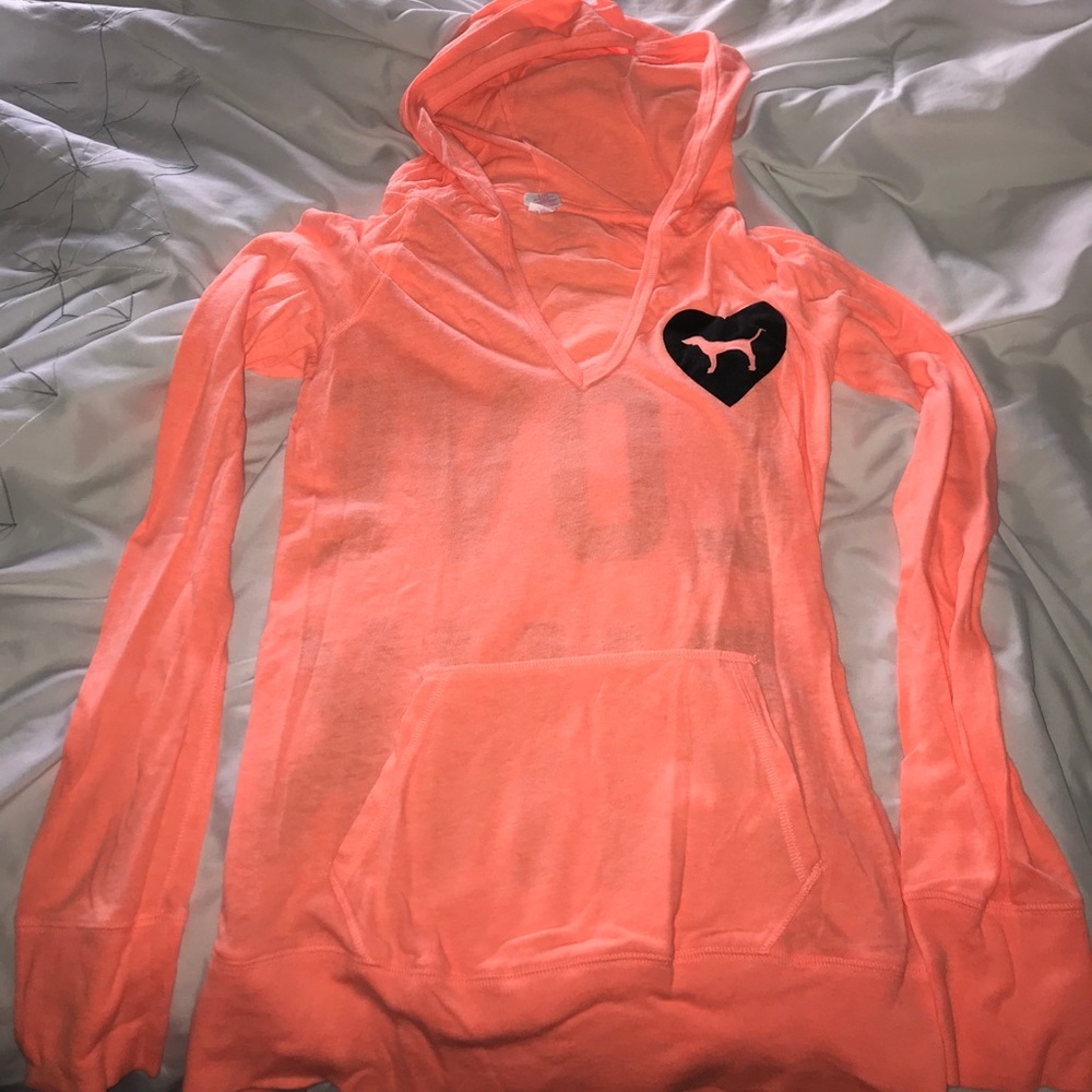 Long Sleeve Hooded Victoria’s Secret Shirt