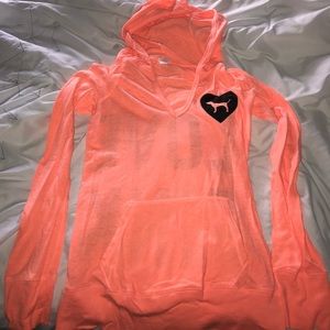 Long Sleeve Hooded Victoria’s Secret Shirt