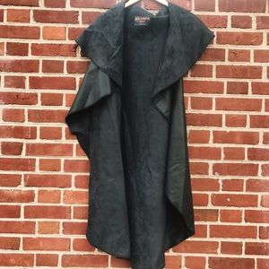 Oversized Black Long Cape