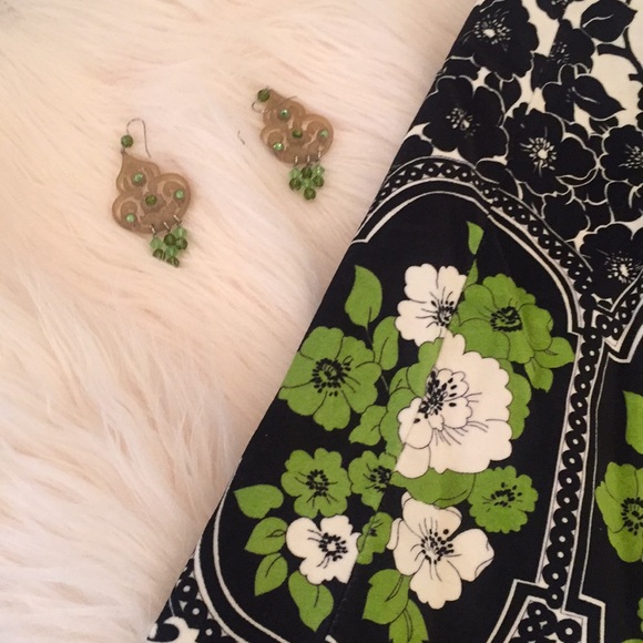 Trina Tarantino green earrings - Picture 4 of 5