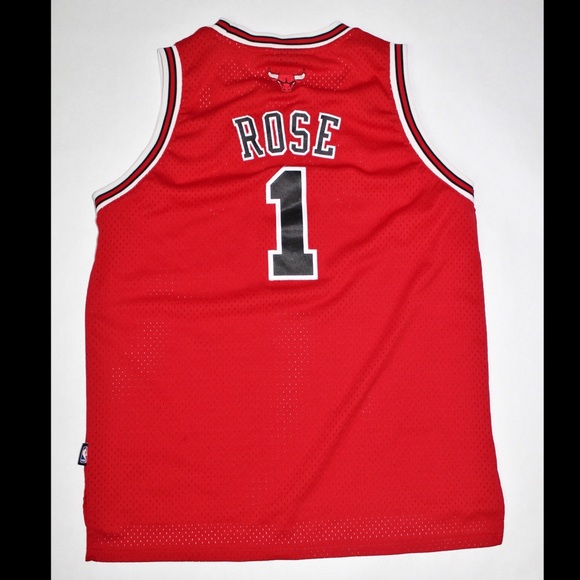 Adidas Rose Bulls Jersey - Large - Picture 2 of 3
