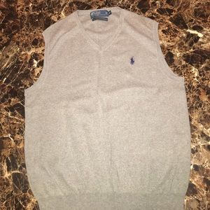 Ralph Lauren Polo sweater vest.