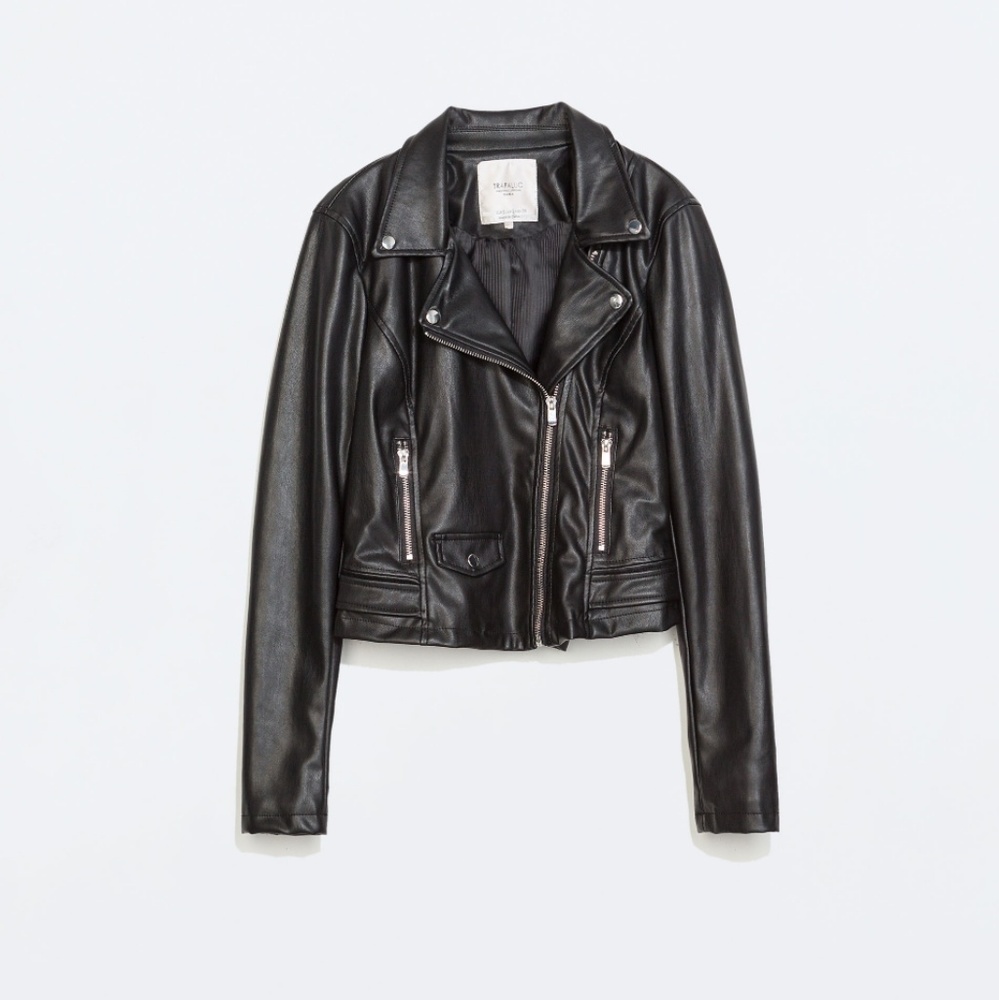 Zara Leather Effect Jacket