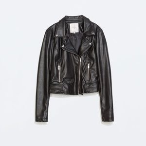 Zara Leather Effect Jacket