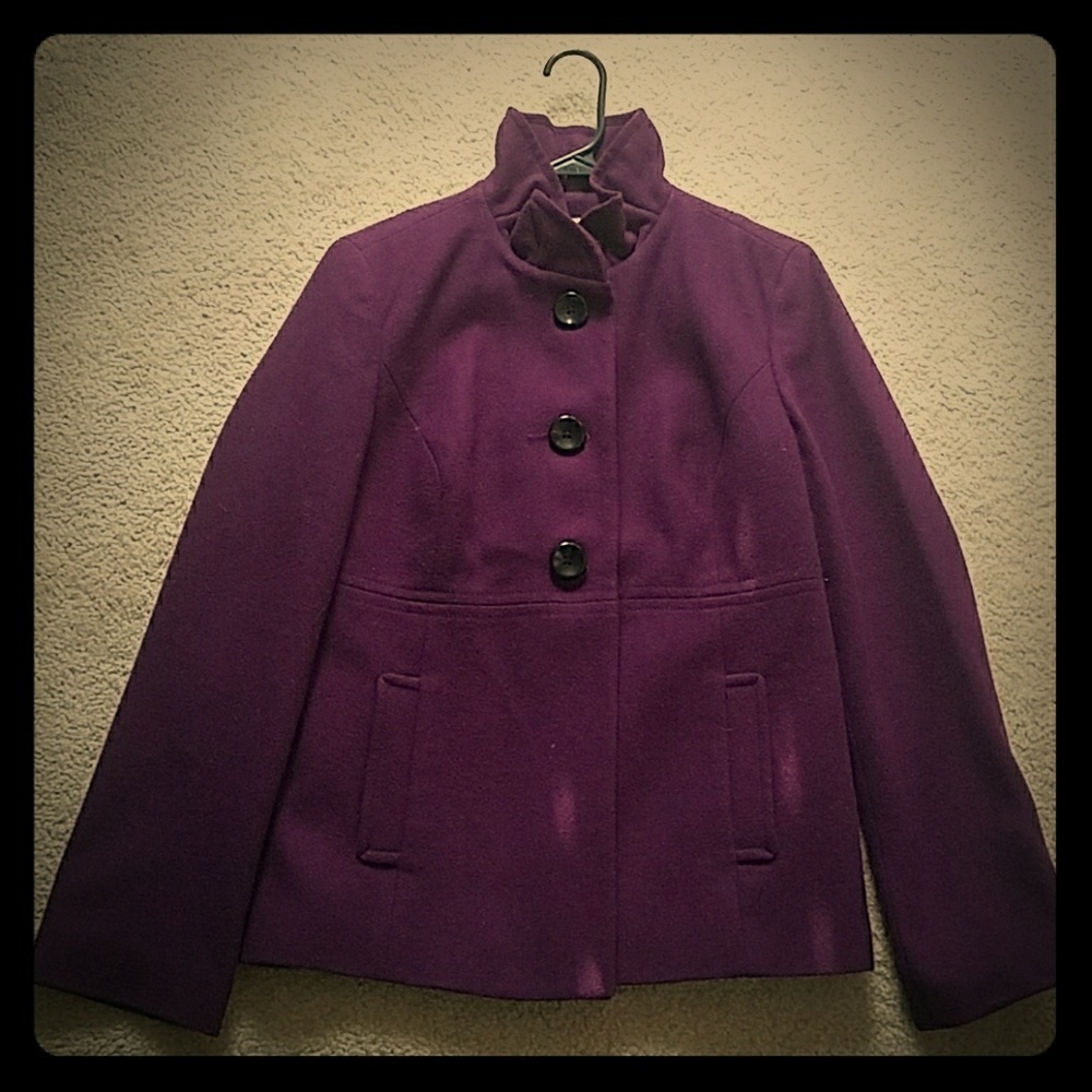 Purple Old Navy M Peacoat