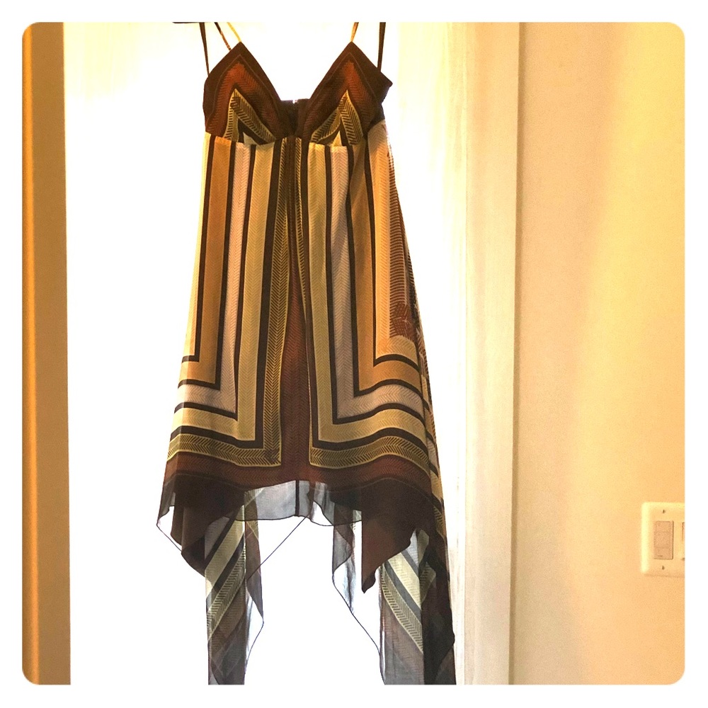 Max & Cleo handkerchief hem dress
