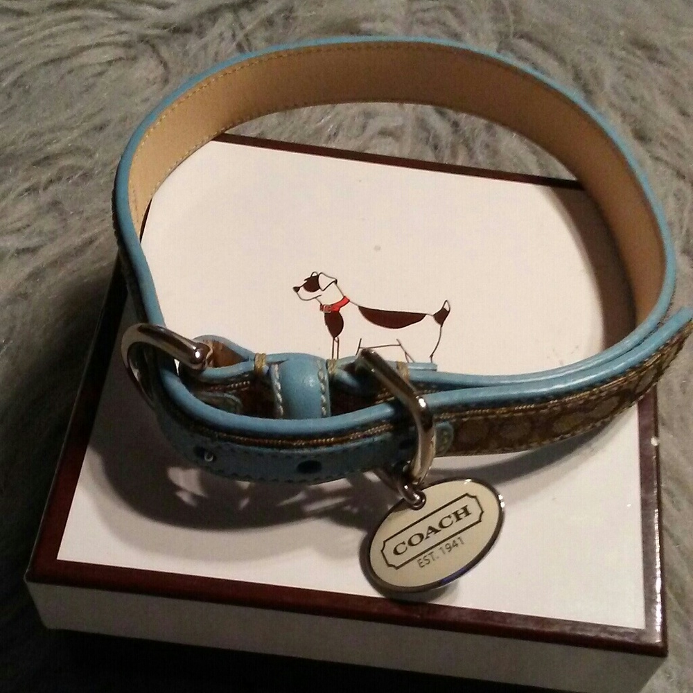 (COACH) Dog Collar
