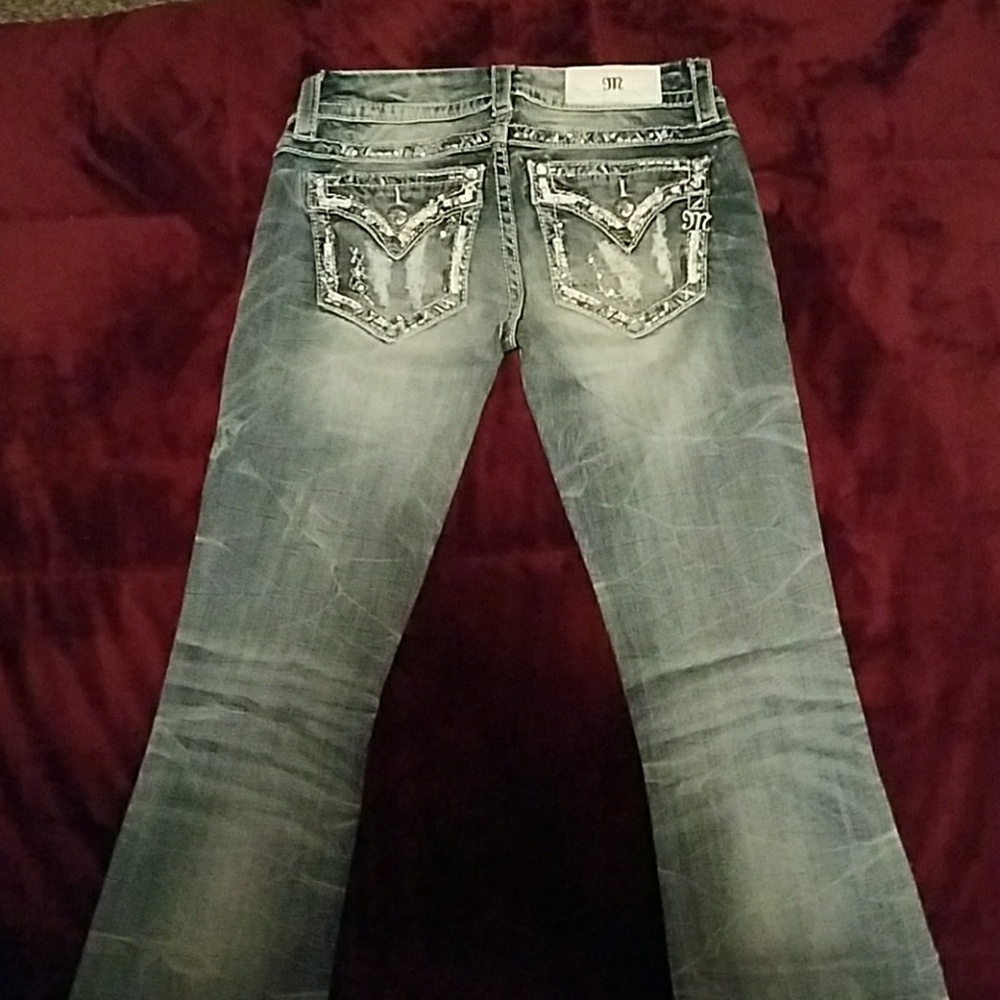 Miss Me signature boot cut jeans