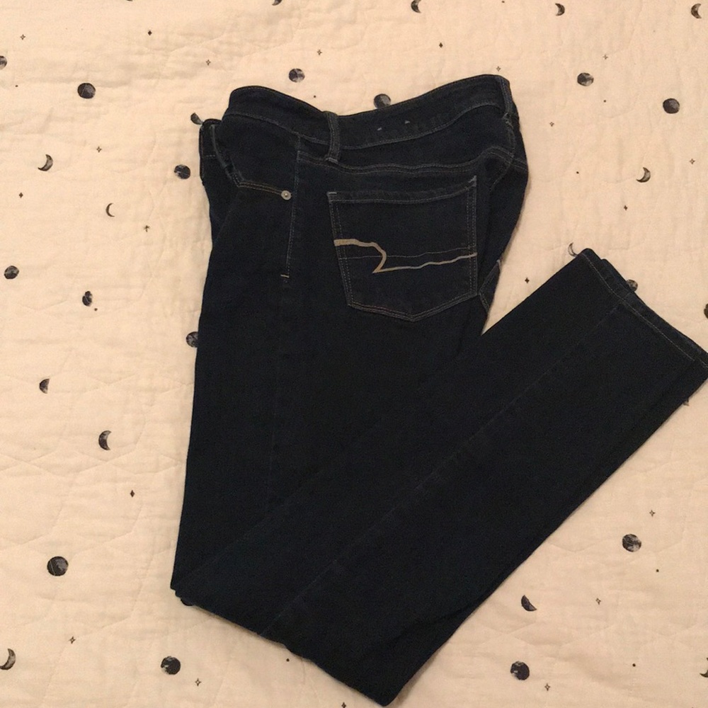 10 Long American Eagle Skinny Jeans