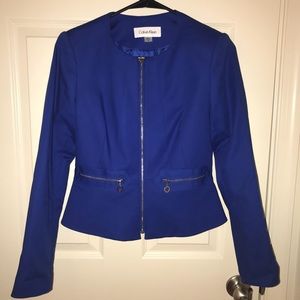 Calvin Klein fitted blazer size 4p