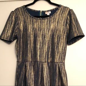 Elegant New Amelia XL gold turquoise blue Lularoe