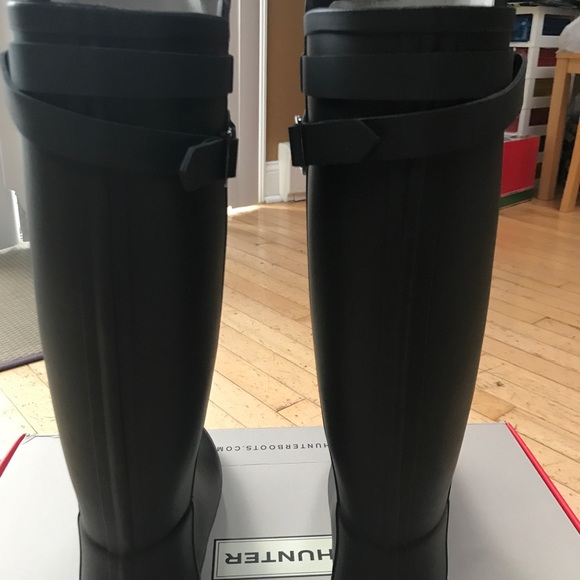 Hunter refined original rain boots back strap 10 - Picture 2 of 3