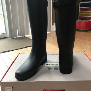 Hunter refined original rain boots back strap 10