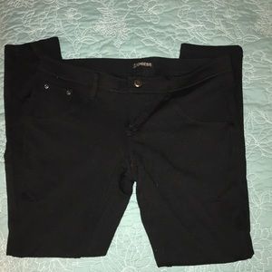 Like new black Express jeggings