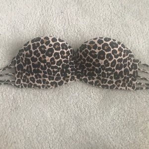 Cheetah Print Strapless Bathing suit top