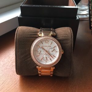 Michael Kors Rose Gold Parker Watch
