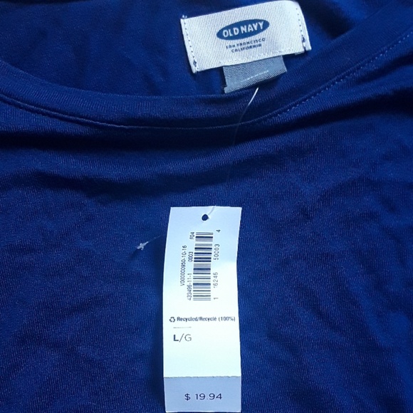 Blue Ruffle Tee - Picture 2 of 2