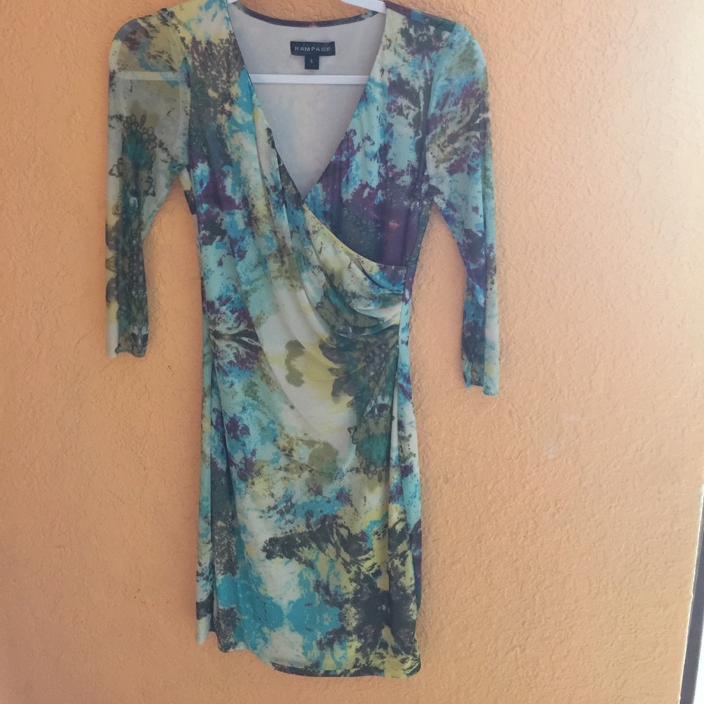 Gecko print dress