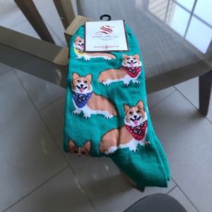 Corgi themed socks