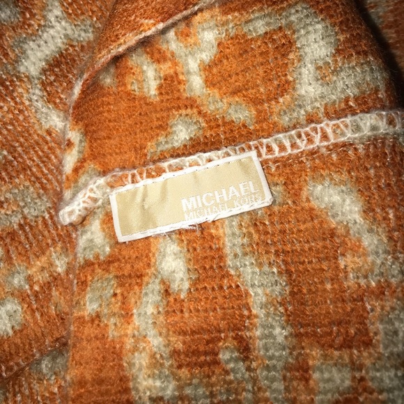 Michael Kors Orange Rochelle Infinity Scarf 🧣 - Picture 7 of 8
